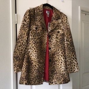 Chico’s Gold Paw Dulci Jacket Neutral Size 1